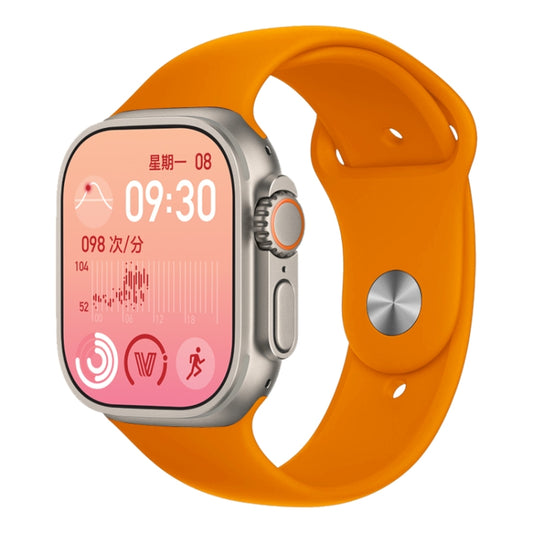 YS8 Ultra 2.05 inch Color Screen Smart Watch,Support Heart Rate Monitoring/Blood Pressure Monitoring(Orange) - Smart Wear by buy2fix | Online Shopping UK | buy2fix