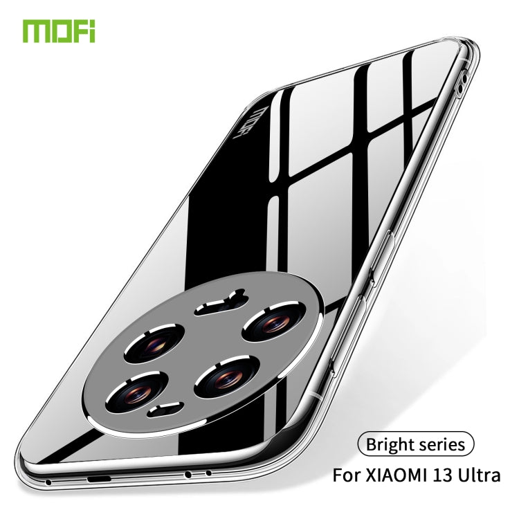 For Xiaomi 13 Ultra MOFI Ming Series Ultra-thin TPU Phone Case(Transparent) - 13 Ultra Cases by MOFI | Online Shopping UK | buy2fix