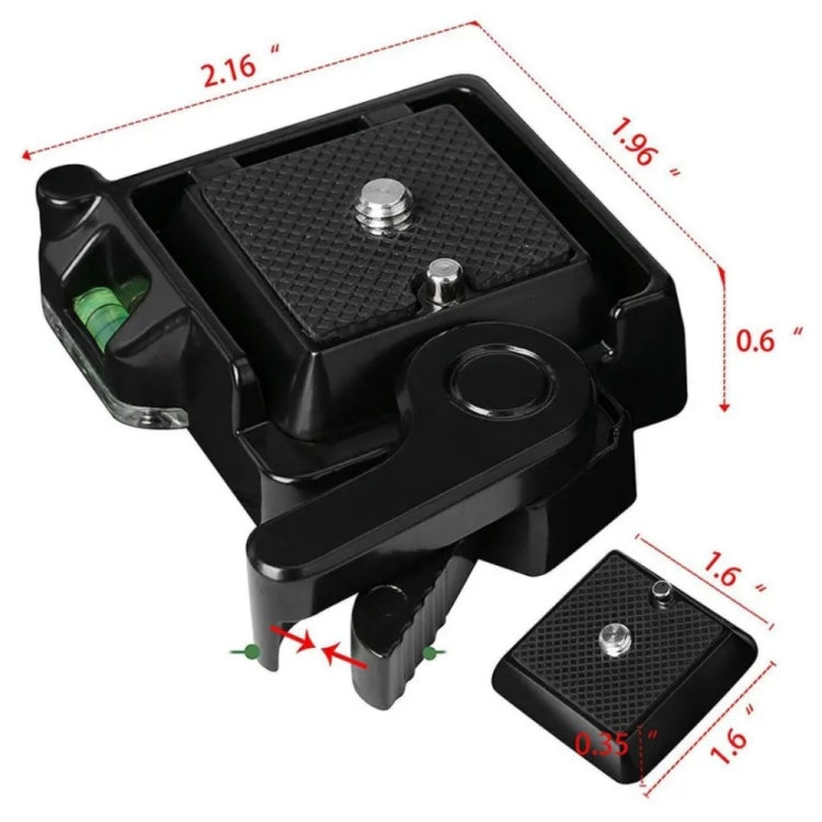 QR40 Aluminum Alloy Tripod Quick Release Plate - Quick Release Plate by buy2fix | Online Shopping UK | buy2fix