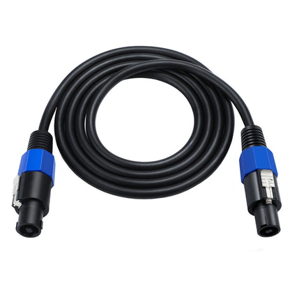 JUNSUNMAY Speakon Male to Speakon Male Audio Speaker Adapter Cable with Snap Lock, Length:10FT - Microphone Audio Cable & Connector by JUNSUNMAY | Online Shopping UK | buy2fix