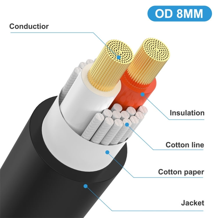 JUNSUNMAY Speakon Male to 6.35mm Female Audio Speaker Adapter Cable with Snap Lock, Length: 50cm - Microphone Audio Cable & Connector by JUNSUNMAY | Online Shopping UK | buy2fix