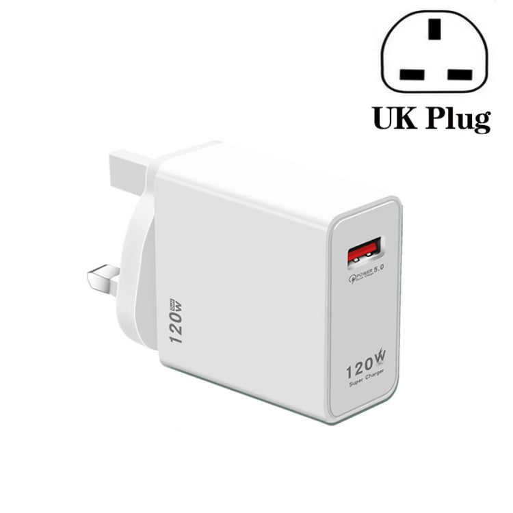 120W USB Super Fast Charging Charger Suitable for Xiaomi 12 / 12 Pro and Huawei / vivo, Plug Size:UK Plug - USB Charger by buy2fix | Online Shopping UK | buy2fix