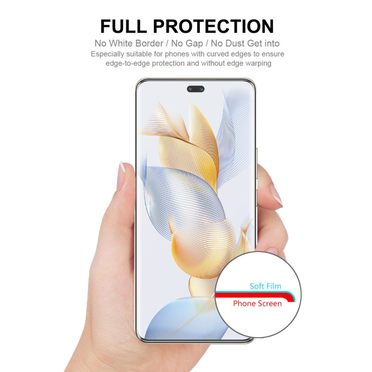 For Honor 90 Pro 5pcs ENKAY Full Glue Soft Explosion-proof Hydrogel Film - For Huawei by ENKAY | Online Shopping UK | buy2fix