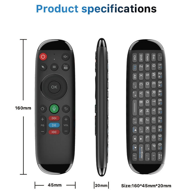 M6 For Home TV Box Smart TV 2.4G Wireless Smart Voice Function Remote Control Fly Mouse - TV by buy2fix | Online Shopping UK | buy2fix
