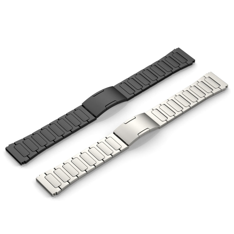 For Xiaomi Haylou GST LS09B 22mm I-Shaped Titanium Alloy Watch Band(Sliver) - Watch Bands by buy2fix | Online Shopping UK | buy2fix