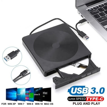 YJ895 High Speed DVD Burner Type-C Computer Laptop External Optical Drive Burner - Rewritable Drive by buy2fix | Online Shopping UK | buy2fix