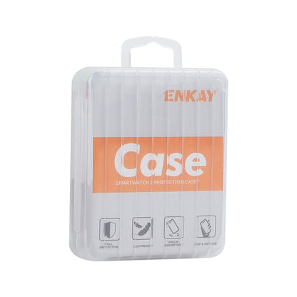 For Xiaomi Watch S3 ENKAY Hat-Prince Full Coverage PC + Tempered Glass Film Integrated Watch Case(Ivory White) - Watch Cases by ENKAY | Online Shopping UK | buy2fix