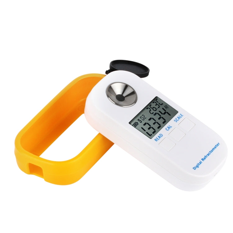 DR401 Digital Display Refractometer Brix 0-50% Alcohol Range 0~22% Refractometer Beer Wine Fruit Grape Sugar Saccharimeter - Consumer Electronics by buy2fix | Online Shopping UK | buy2fix