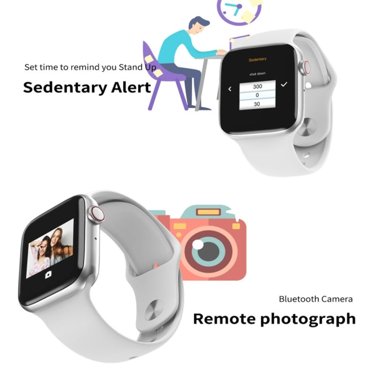 W34 1.54 inch IPS Color Screen Smart Watch,Support Call Reminder /Heart Rate Monitoring/Sleep Monitoring/Sedentary Reminder/ECG Monitoring(Black) - Smart Wear by buy2fix | Online Shopping UK | buy2fix