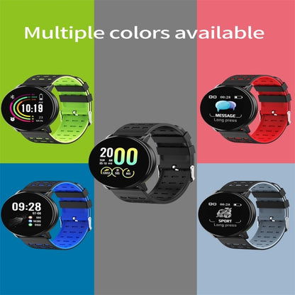 119plus 1.3inch IPS Color Screen Smart Watch IP68 Waterproof,Support Call Reminder /Heart Rate Monitoring/Blood Pressure Monitoring/Blood Oxygen Monitoring(Blue) - Smart Wear by buy2fix | Online Shopping UK | buy2fix