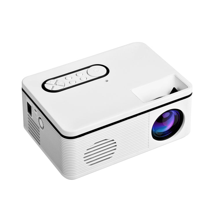 S361 80 lumens 320 x 240 Pixel Portable Mini Projector, Support 1080P, UK Plug(White) - Consumer Electronics by buy2fix | Online Shopping UK | buy2fix