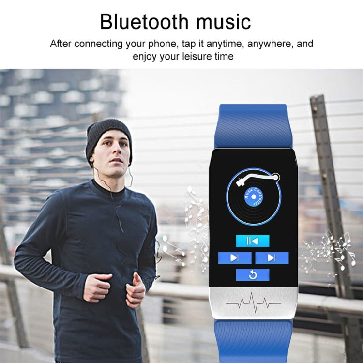 T1 1.14 inch Color Screen Smart Watch IP67 Waterproof,Support Call Reminder /Heart Rate Monitoring/Sedentary Reminder/Sleep Monitoring/ECG Monitoring(Blue) - Smart Wear by buy2fix | Online Shopping UK | buy2fix