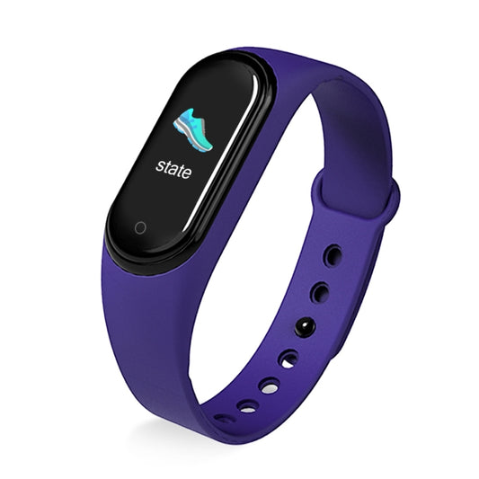 KM5 0.96inch Color Screen Phone Smart Watch IP68 Waterproof,Support Bluetooth Call/Bluetooth Music/Heart Rate Monitoring/Blood Pressure Monitoring(Purple) - Smart Wear by buy2fix | Online Shopping UK | buy2fix