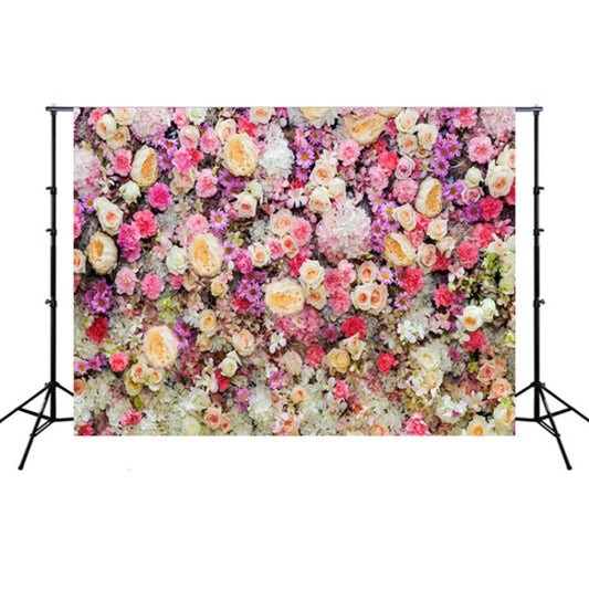 2.1m x 1.5m Flower Wall Simulation Rose Wedding Party Arrangement 3D Photography Background Cloth(H3) - Camera Accessories by buy2fix | Online Shopping UK | buy2fix