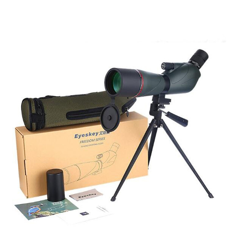 15-45X60 Zoom Single-lens Telescope High-definition Monocular Binoculars Outdoor Bird Watching Target Glasses(Green) - Monocular Binoculars by Zoom | Online Shopping UK | buy2fix