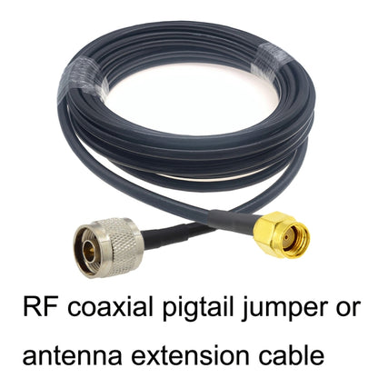 RP-SMA Male to N Male RG58 Coaxial Adapter Cable, Cable Length:1.5m - Connectors by buy2fix | Online Shopping UK | buy2fix