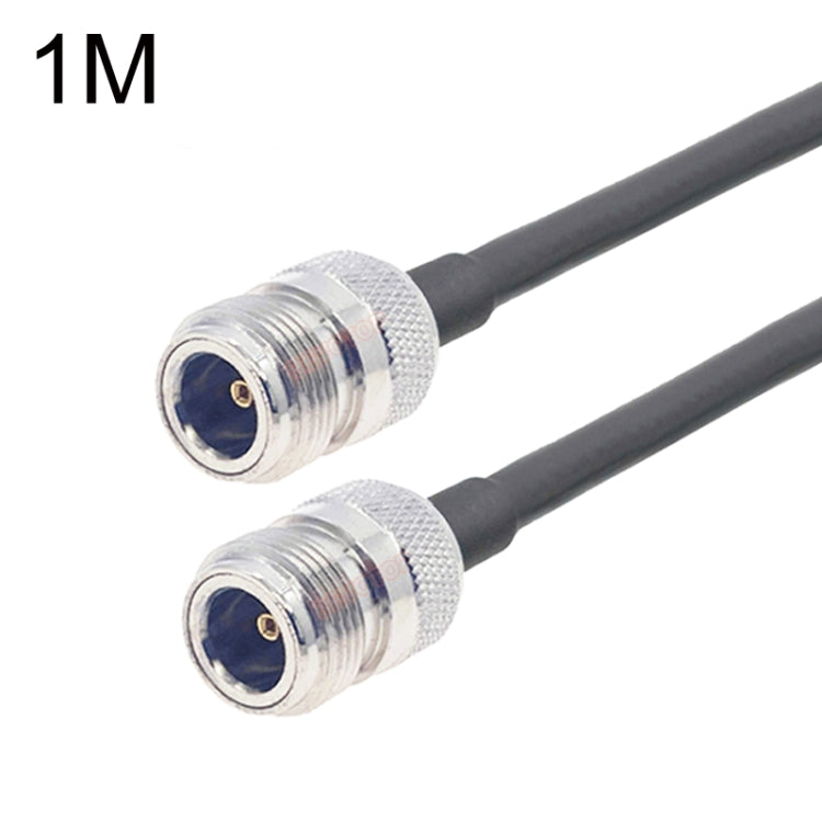 N Female To N Female RG58 Coaxial Adapter Cable, Cable Length:1m - Connectors by buy2fix | Online Shopping UK | buy2fix