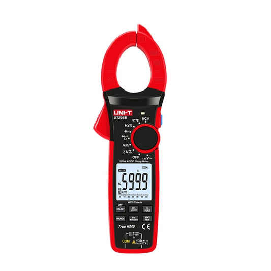 UNI-T UT208B 1000A 42mm Jaw Size Digital Clamp Meter AC DC Voltage Detector - Digital Multimeter by UNI-T | Online Shopping UK | buy2fix