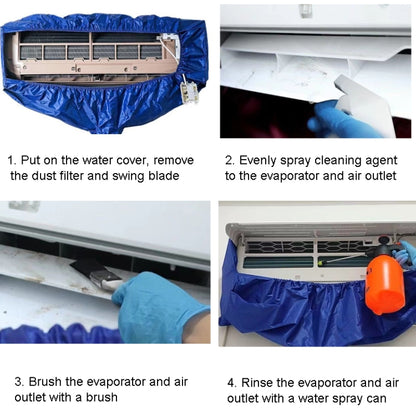 2-3P Air Conditioner Cleaning Cover With Drain Outlet, Configuration: 1pc Cover - Air Conditioning & Parts by buy2fix | Online Shopping UK | buy2fix