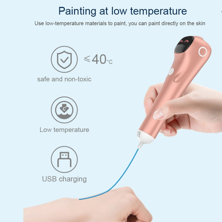 3D Printing Pen Low Temperature Painting Pen With 80m PCL(Blue) - Consumer Electronics by buy2fix | Online Shopping UK | buy2fix