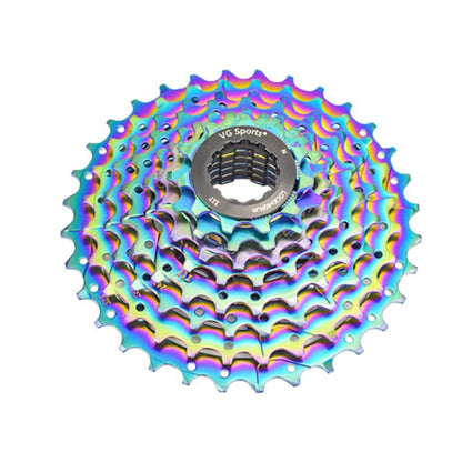 VG SPORTS Bicycle Lightweight Wear -Resistant Colorful Flywheel, Style:8 Speed 11-32T - Outdoor & Sports by VG SPORTS | Online Shopping UK | buy2fix