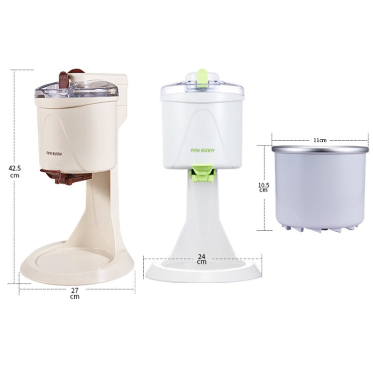 Household Automatic Small Ice Cream Machine Children Fruit Cone Machine, Plug Type:EU Plug(Chocolate Color) - Home & Garden by buy2fix | Online Shopping UK | buy2fix