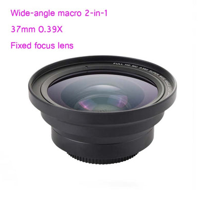 72mm 2 in 1 0.39X Wide Angle Lens + Macro Lens - Camera Accessories by buy2fix | Online Shopping UK | buy2fix