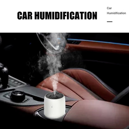 Car Portable Humidifier Household Night Light USB Spray Instrument Disinfection Aroma Diffuser(Pearl White) - In Car by buy2fix | Online Shopping UK | buy2fix