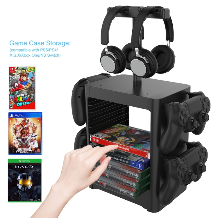 Game Disc Storage Rack Headphone Storage Rack For PS5 / Xsx - Holder by buy2fix | Online Shopping UK | buy2fix