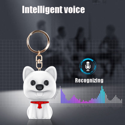 E300 Cute Pet High-Definition Noise Reduction Smart Voice Recorder MP3 Player, Capacity: 32GB(White) - Security by buy2fix | Online Shopping UK | buy2fix