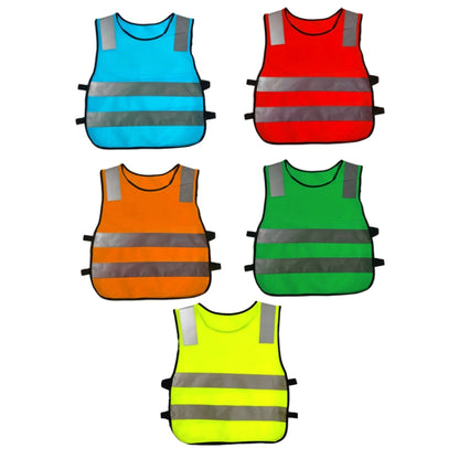 Safety Kids Reflective Stripes Clothing Children Reflective Vest(Blue) - Reflective Safety Clothing by buy2fix | Online Shopping UK | buy2fix