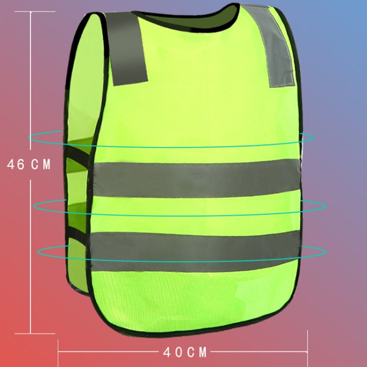 Safety Kids Reflective Stripes Clothing Children Reflective Vest(Red) - Reflective Safety Clothing by buy2fix | Online Shopping UK | buy2fix