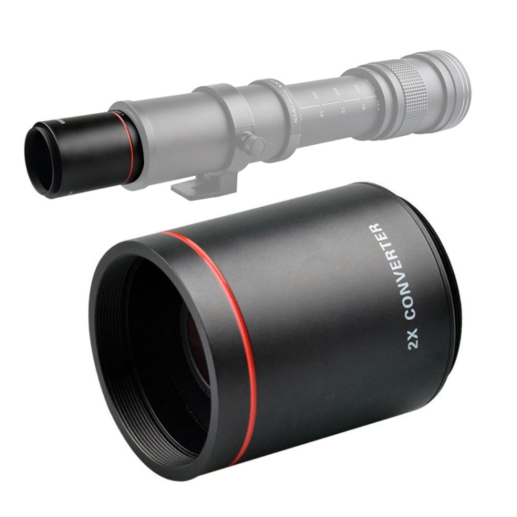 LIGHTDOW T2-Mount  2X Extender Converter Lens for Reentrant Telescope - Auxiliary Lens by LIGHTDOW | Online Shopping UK | buy2fix