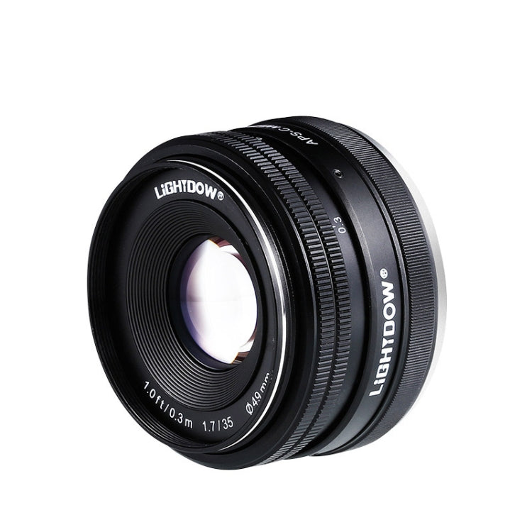LIGHTDOW 35mm F1.7 E-Mount Manual Fixed Focus Lens for Sony - Camera Accessories by LIGHTDOW | Online Shopping UK | buy2fix