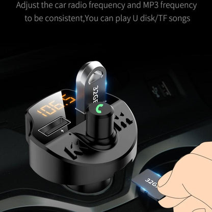T66 Car Bluetooth Car Charger Cigarette Lighter MP3 Player Hands-Free Car FM Transmitter - Bluetooth Car Kits by buy2fix | Online Shopping UK | buy2fix