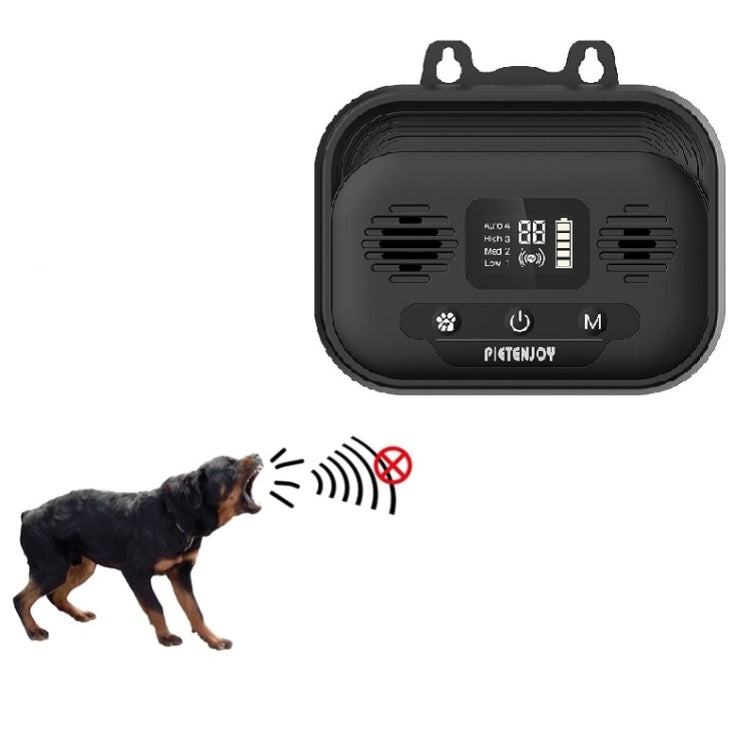 Pet Products Ultrasonic Bark Stopper Dog Trainer Indoor And Outdoor Dog Repeller, Specification: Black Smart Edition - Home & Garden by buy2fix | Online Shopping UK | buy2fix