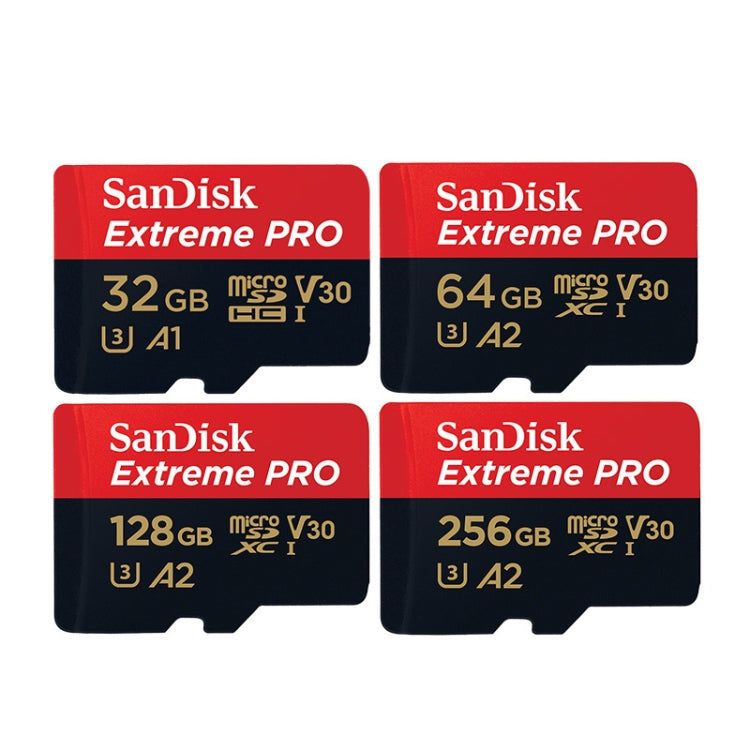 SanDisk U3 High-Speed Micro SD Card  TF Card Memory Card for GoPro Sports Camera, Drone, Monitoring 128GB(A2), Colour: Black Card - Micro SD Card by SanDisk | Online Shopping UK | buy2fix