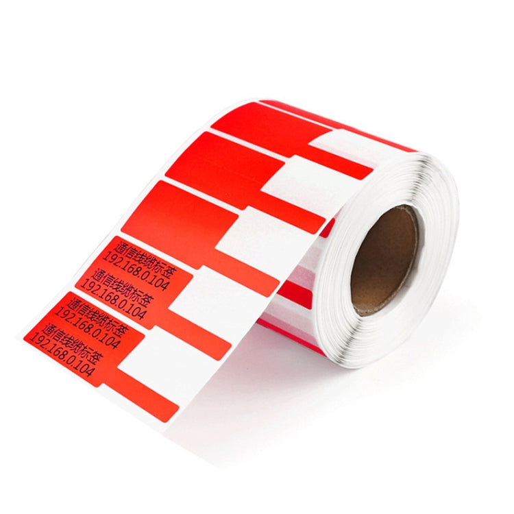 Printing Paper Cable Label For NIIMBOT B50 Labeling Machine(03T-White) - Printer Accessories by NIIMBOT | Online Shopping UK | buy2fix