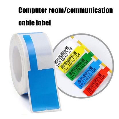 Printing Paper Cable Label For NIIMBOT B50 Labeling Machine(03T-White) - Printer Accessories by NIIMBOT | Online Shopping UK | buy2fix