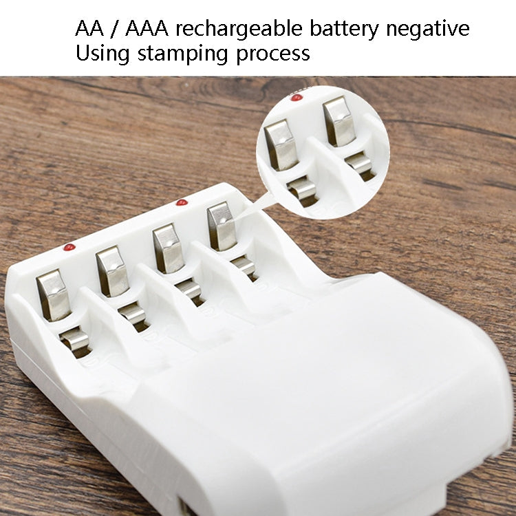 Smart USB Timing Battery Charger AA / AAA Battery Charger(UK Plug) - Consumer Electronics by buy2fix | Online Shopping UK | buy2fix