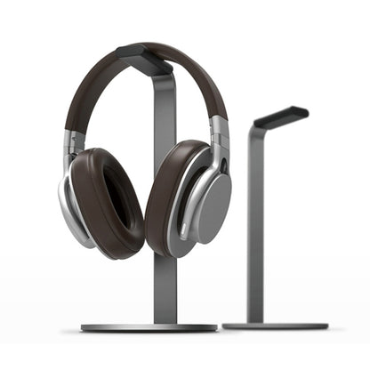 Aluminum Alloy Headphone Holder H-Stand Headphone Display Stand Headphone Storage Rack(Dark Gray) - Computer & Networking by buy2fix | Online Shopping UK | buy2fix