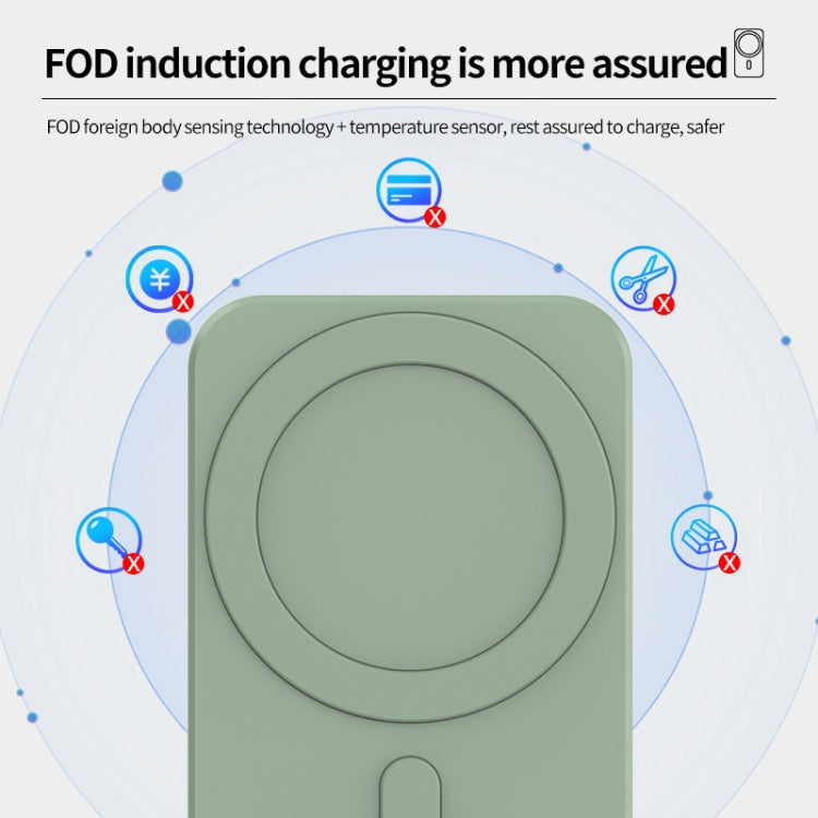 N16 10W Car Air Outlet + Suction Cup Magsafe Magnetic Wireless Charger Mobile Phone Holder For IPhone 12 Series(Black) - In Car by buy2fix | Online Shopping UK | buy2fix