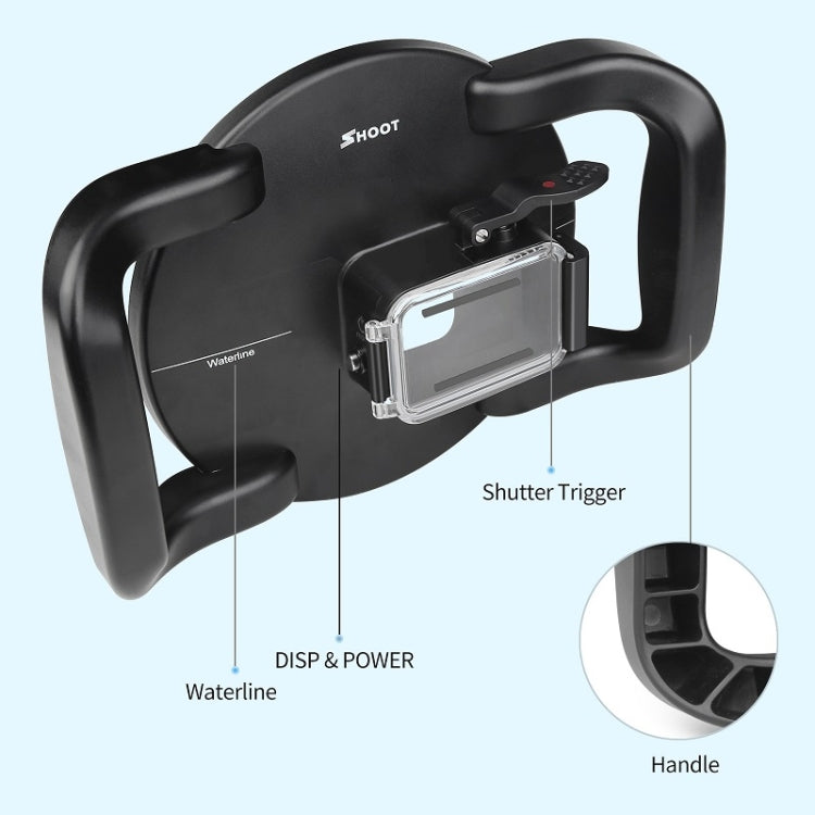 SHOOT XTGP559 Dome Port Underwater Diving Camera Lens Transparent Cover Housing Case For GoPro HERO10 Black / HERO9 Black - Lens Transparent Cover by SHOOT | Online Shopping UK | buy2fix