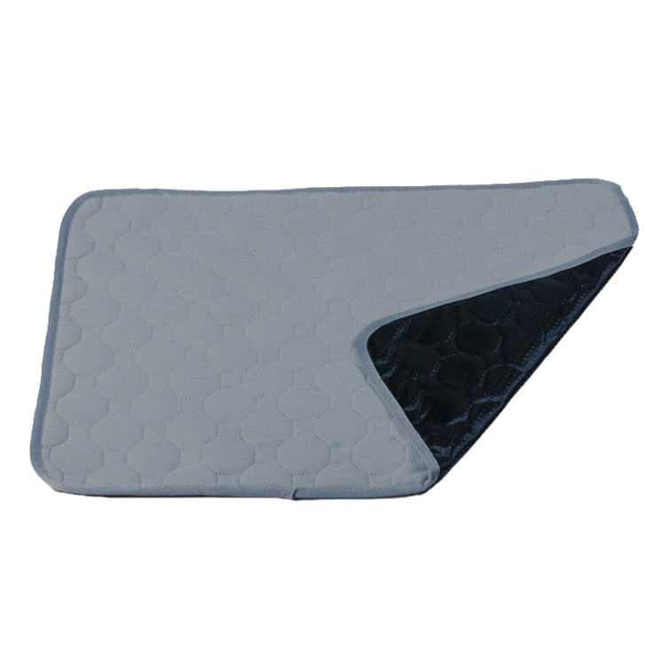 60x45cm Car Pet Injection Pad Waterproof Pad Cat Dog Sofa Waterproof Diapholic Carpet Water Absorbing Pad(Light Grey) - Seat Accessories by buy2fix | Online Shopping UK | buy2fix