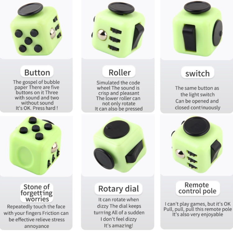 3 PCS Cube Decompression Toys For Adults & Children Unlimited Dice Vent Toys, Colour: Blue - Fidget Cube by buy2fix | Online Shopping UK | buy2fix