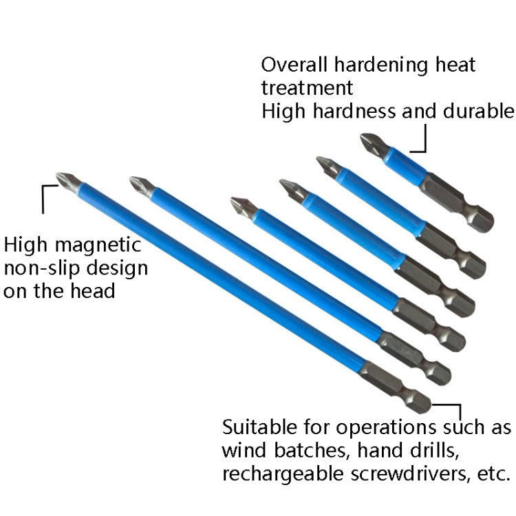 5 Sets 6 PCS 25mm Strong Magnetic Hand Drill Screwdriver Mouth Anti-Slip Screwdriver Bit - Drill & Drill Bits by buy2fix | Online Shopping UK | buy2fix