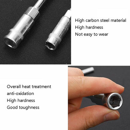 4 PCS T-Wrench Car Assembly Repair Sleeve Wrench Hexagon Lengthening Socket, Specification: 8mm - In Car by buy2fix | Online Shopping UK | buy2fix