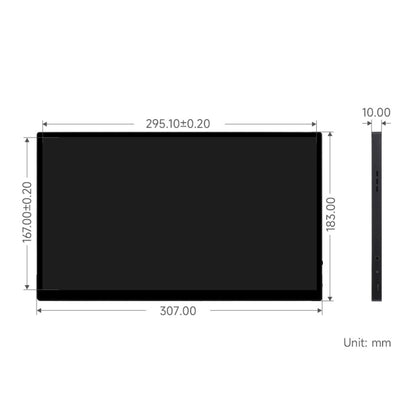 Waveshare 13.3 Inch 2K 2560×1440 HDMI/Type-C Display Interface AMOLED Touch Display(UK Plug) - Modules Expansions Accessories by Waveshare | Online Shopping UK | buy2fix