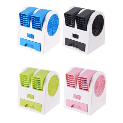 Mini Silent Dual-port Bladeless Cooling Fan(Green) - Consumer Electronics by buy2fix | Online Shopping UK | buy2fix