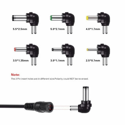 C5 3-12V 12W Adjustable Voltage Regulated Switch Power Supply Power Adapter Multifunction Charger With DC Tips(UK Plug) - Consumer Electronics by buy2fix | Online Shopping UK | buy2fix